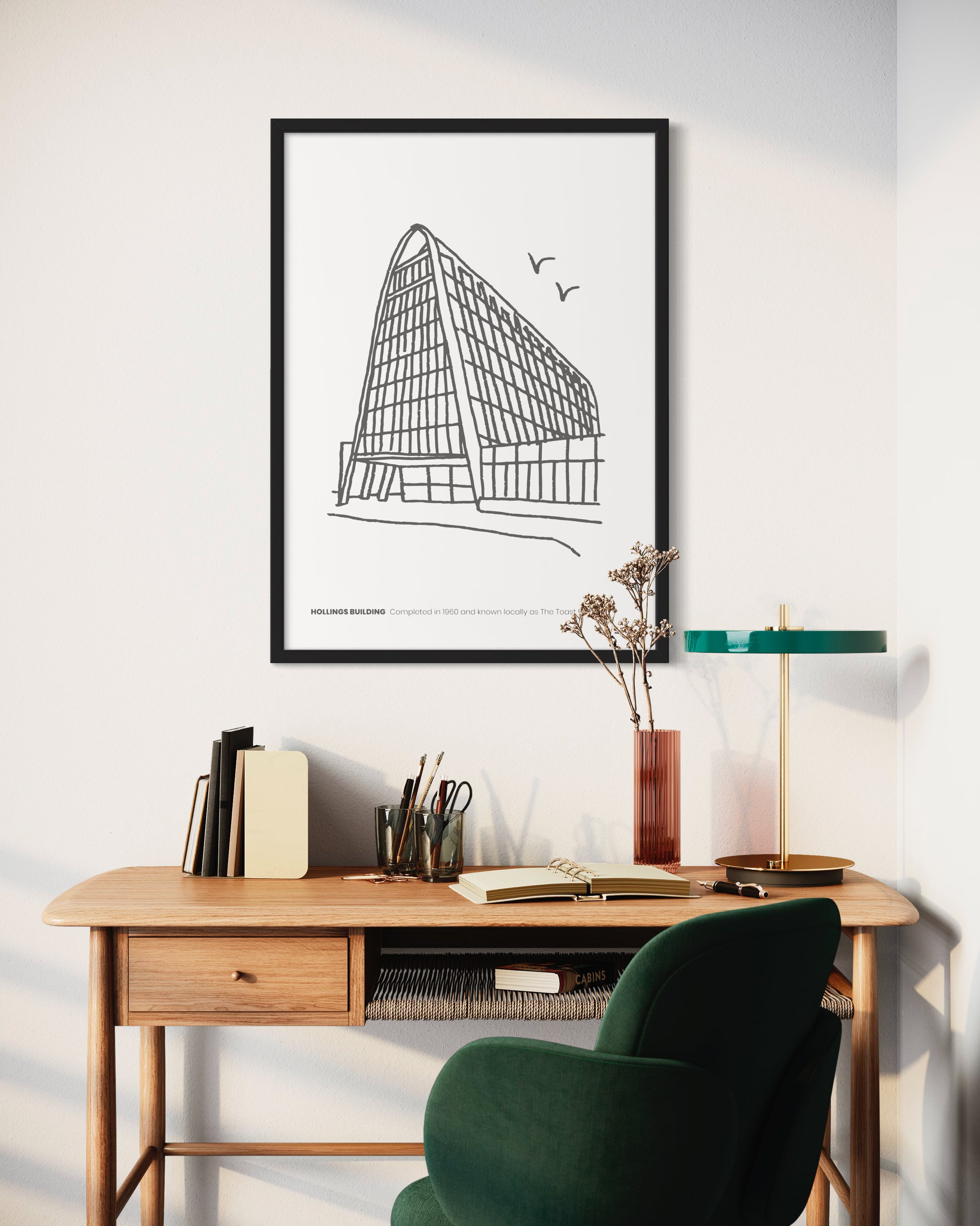 Hollings Building (Black & White)