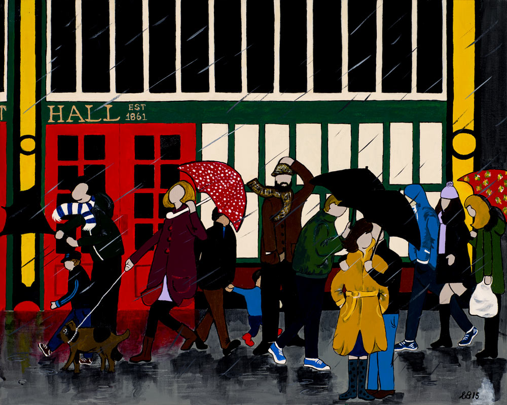 Stockport Market- Rainy Market Day