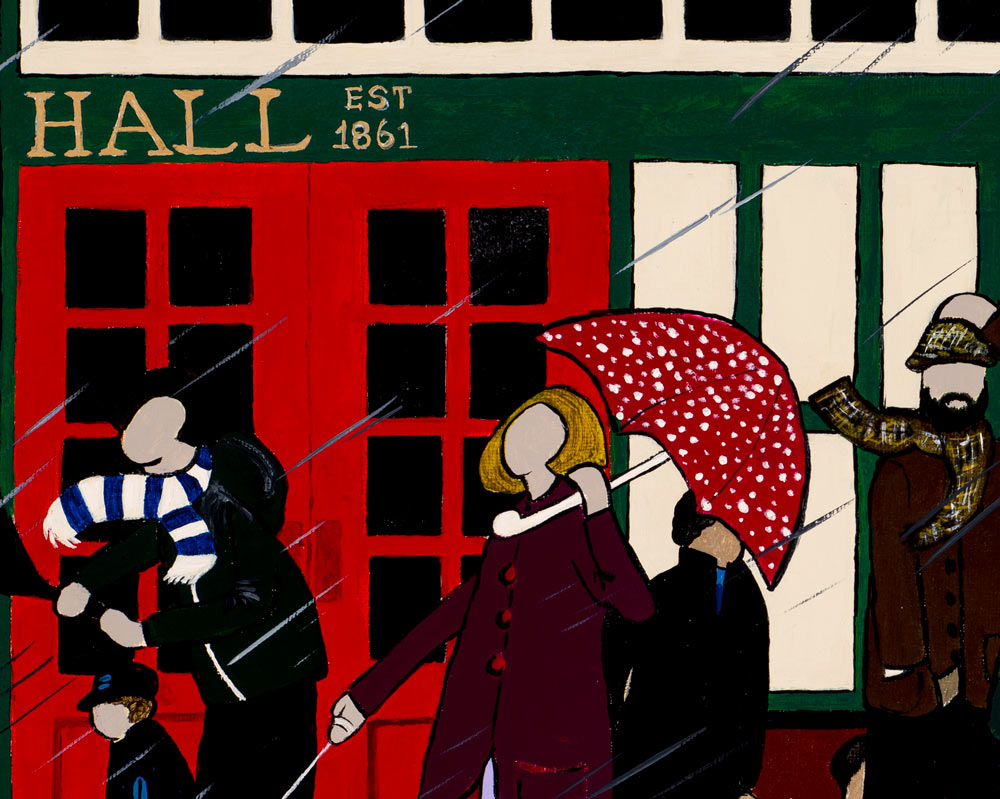 Stockport Market- Rainy Market Day