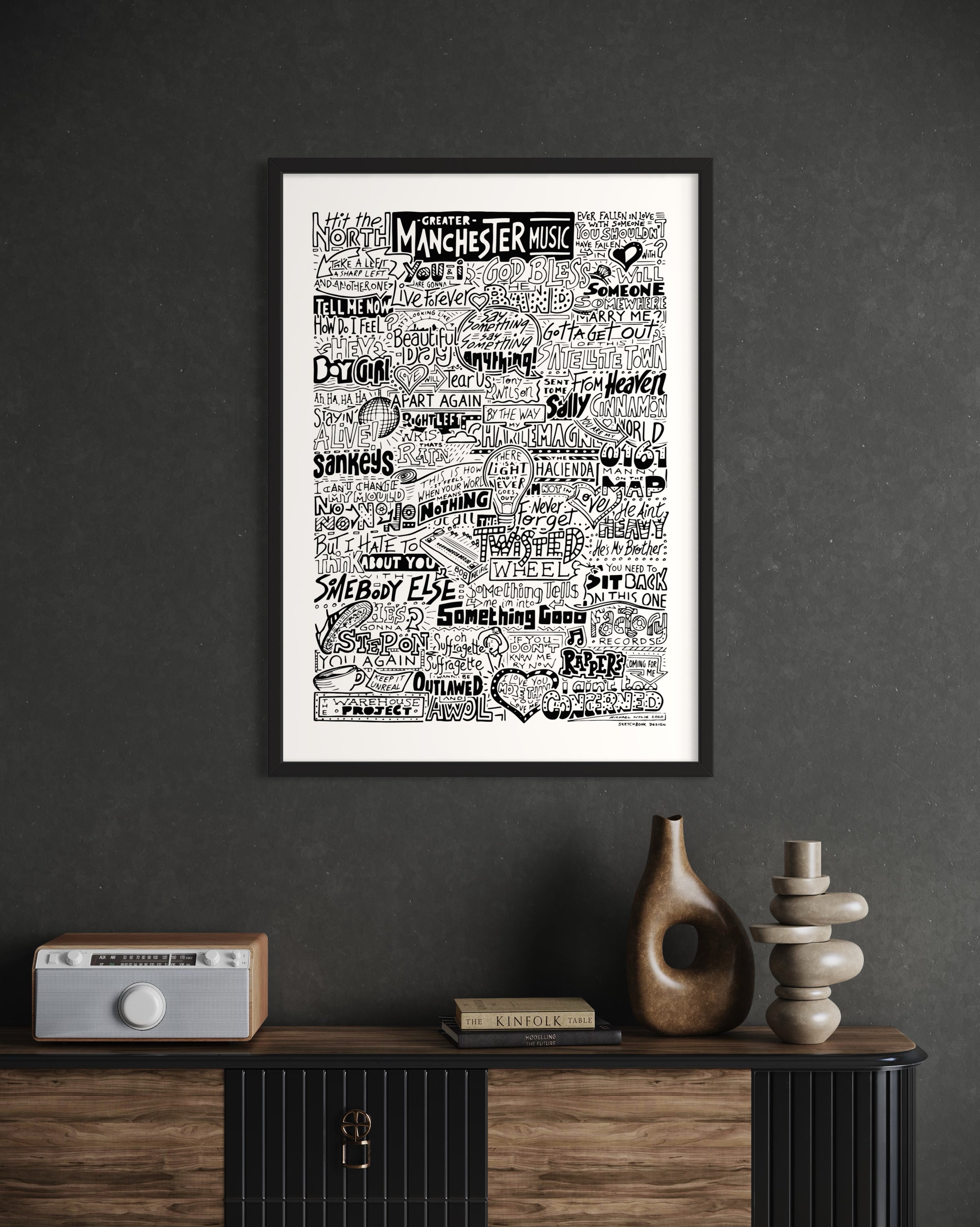 Manchester Music Print