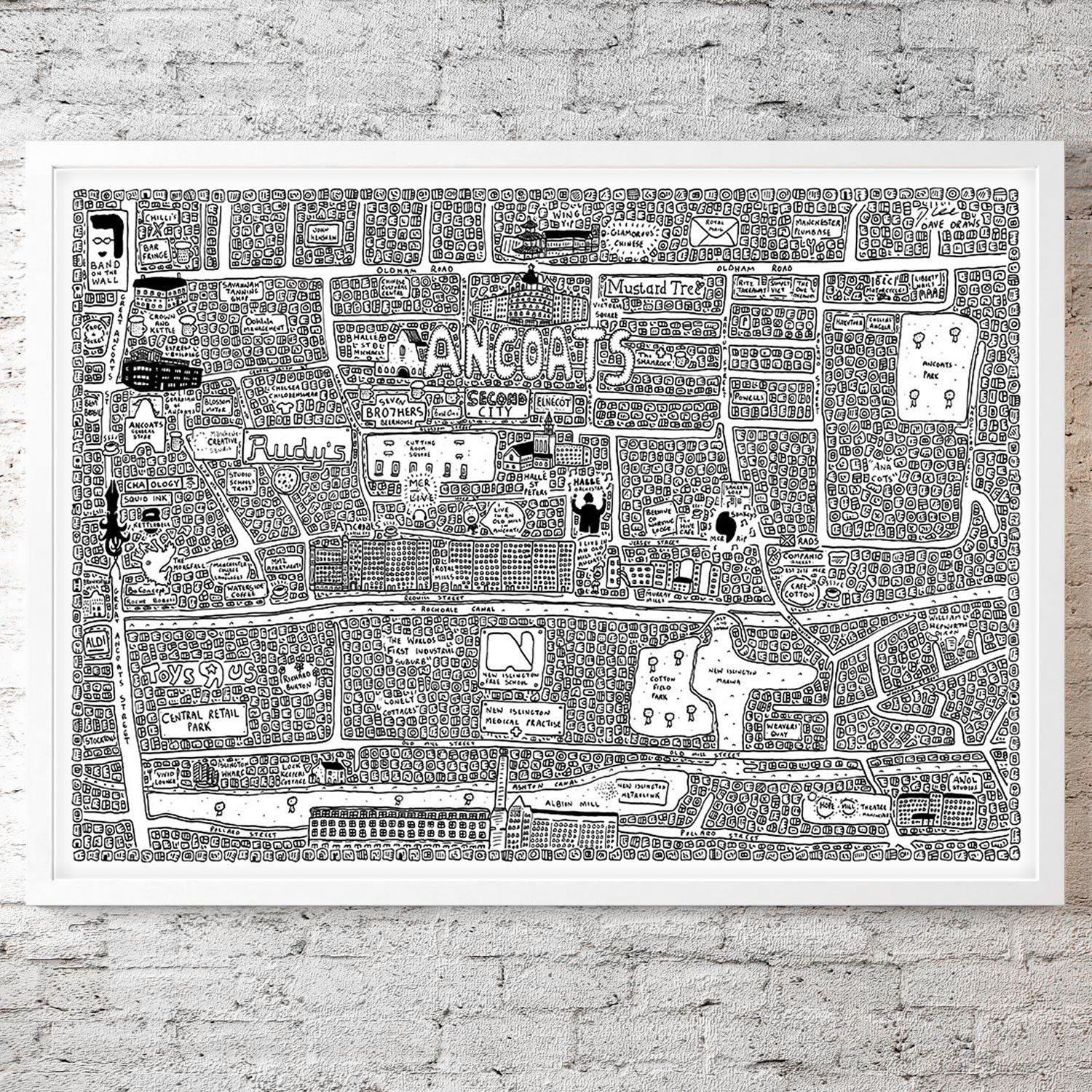 Ancoats Doodle Map