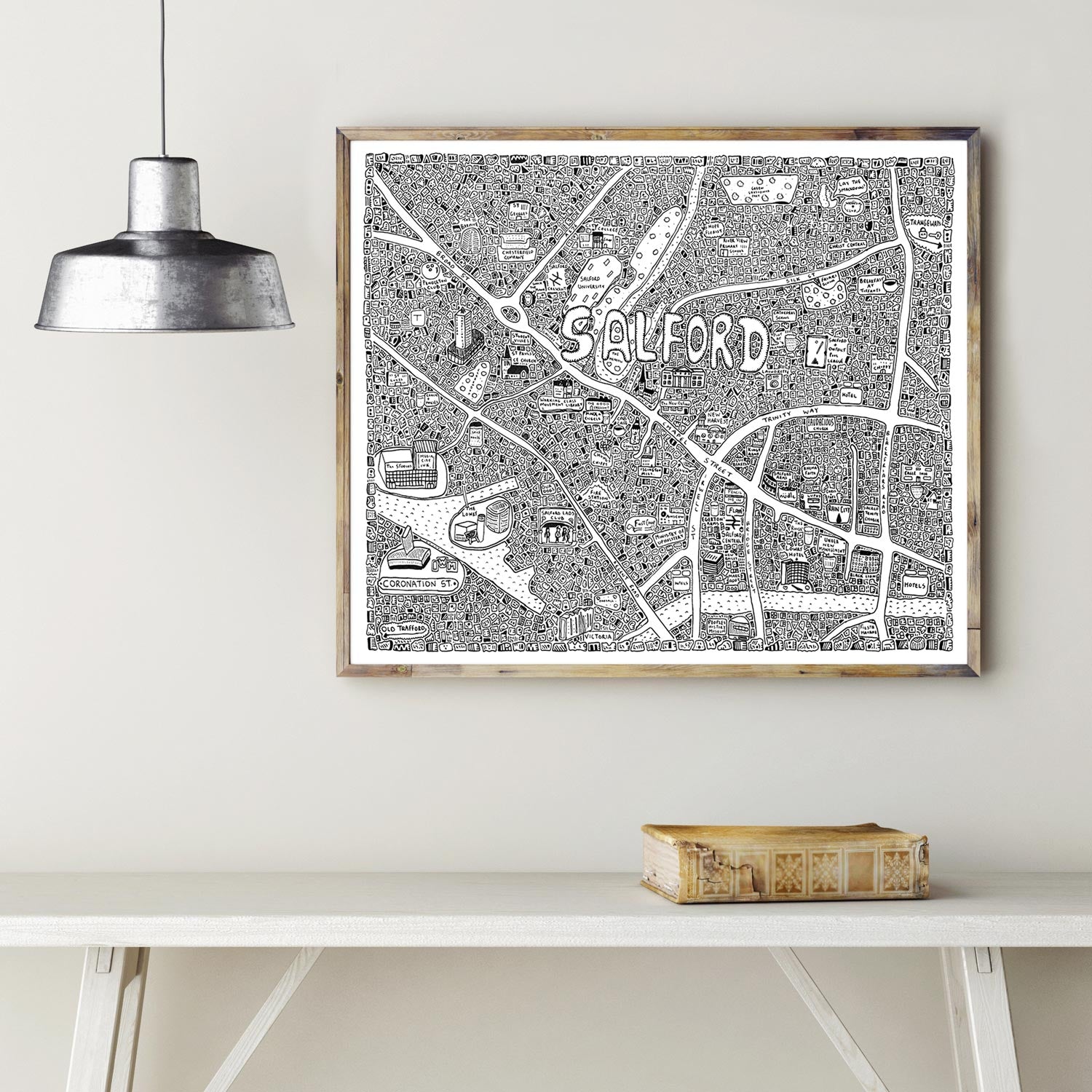 Salford Doodle Map