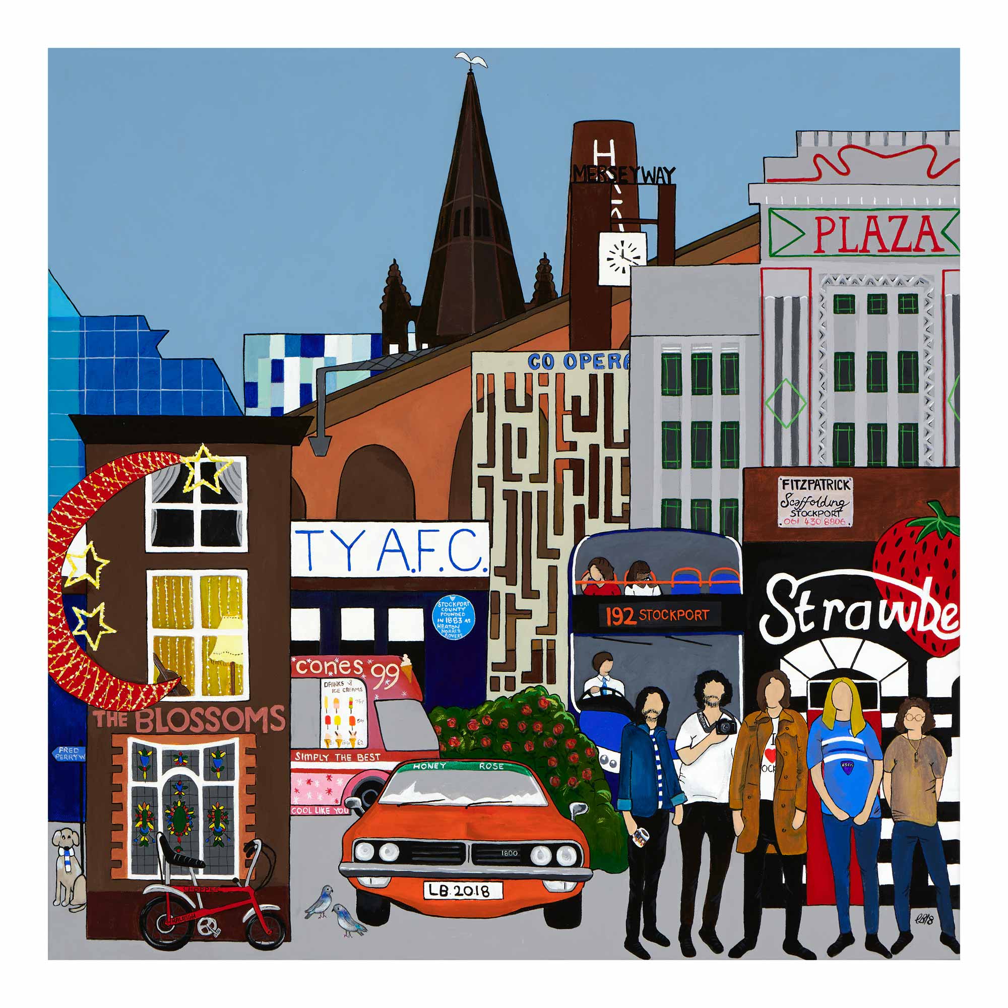 Celebrating all things Stockport (Blossoms)