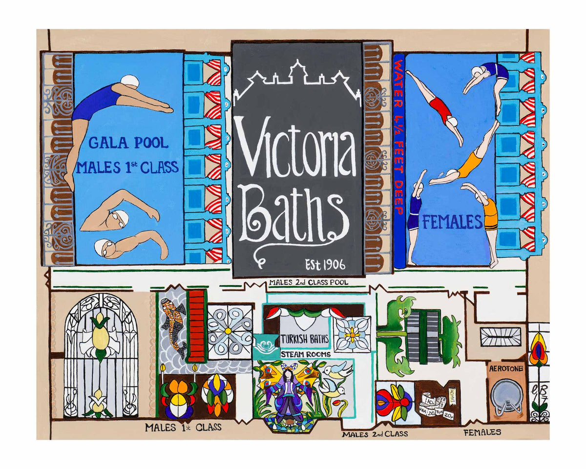 Victoria Baths | Manchester Art Prints