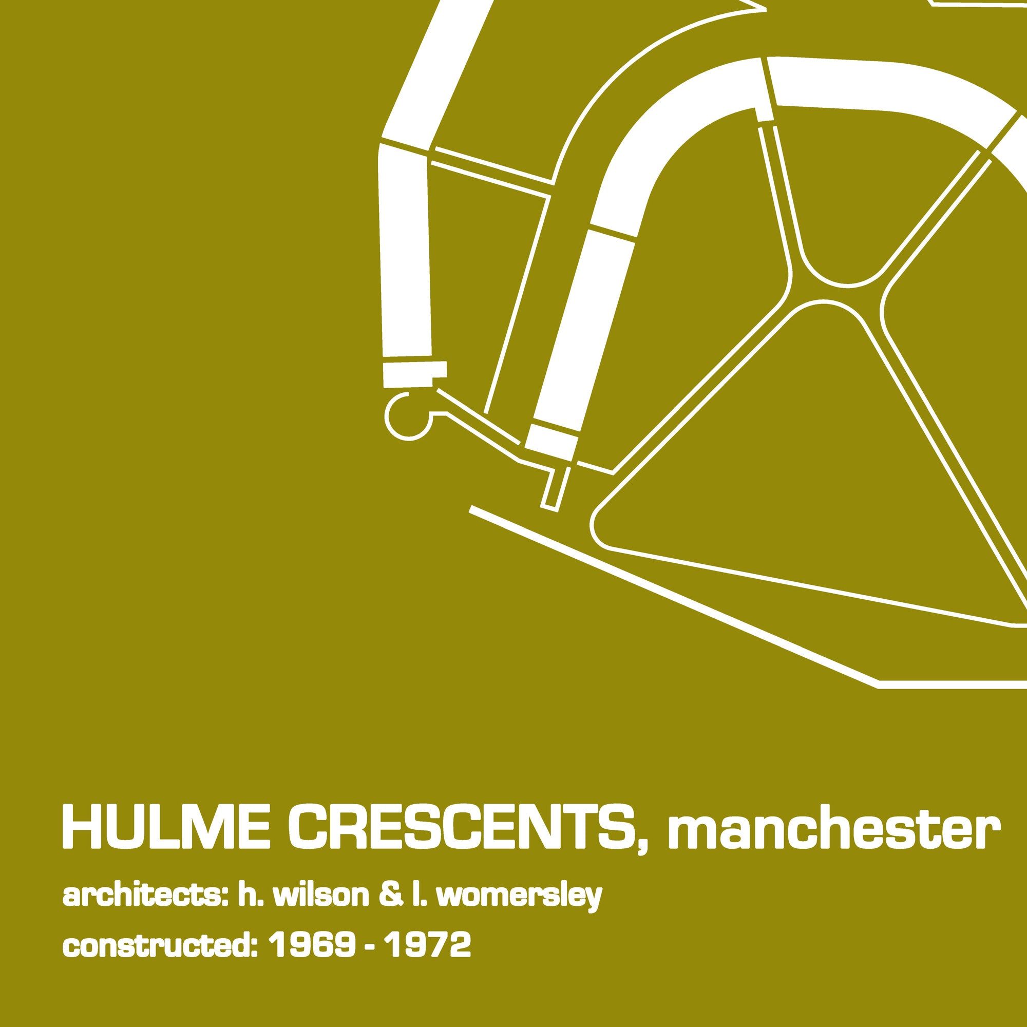 Hulme Crescents Manchester (Green)