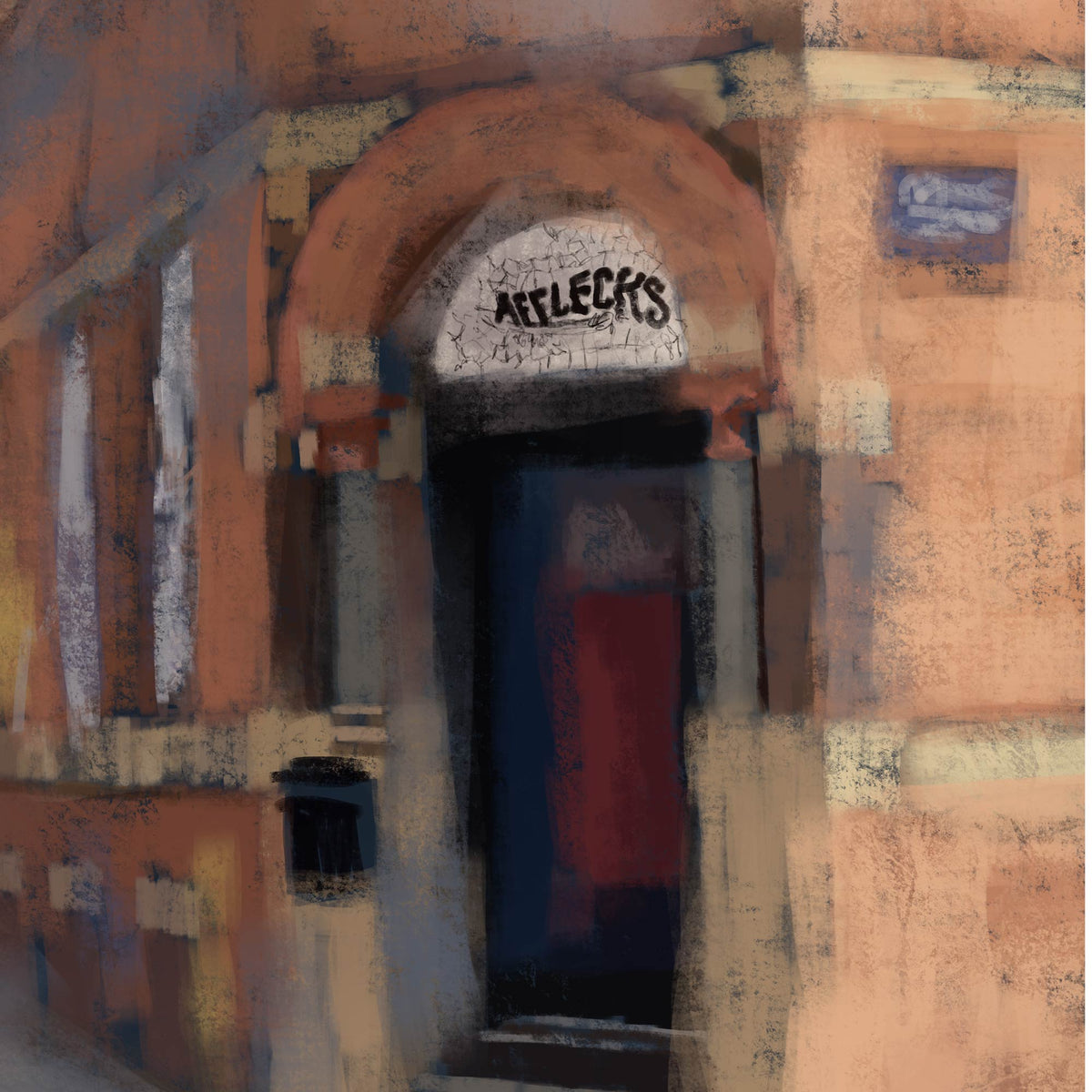 Manchester Indoor Market - Afflecks : framed art print | Manchester Art ...