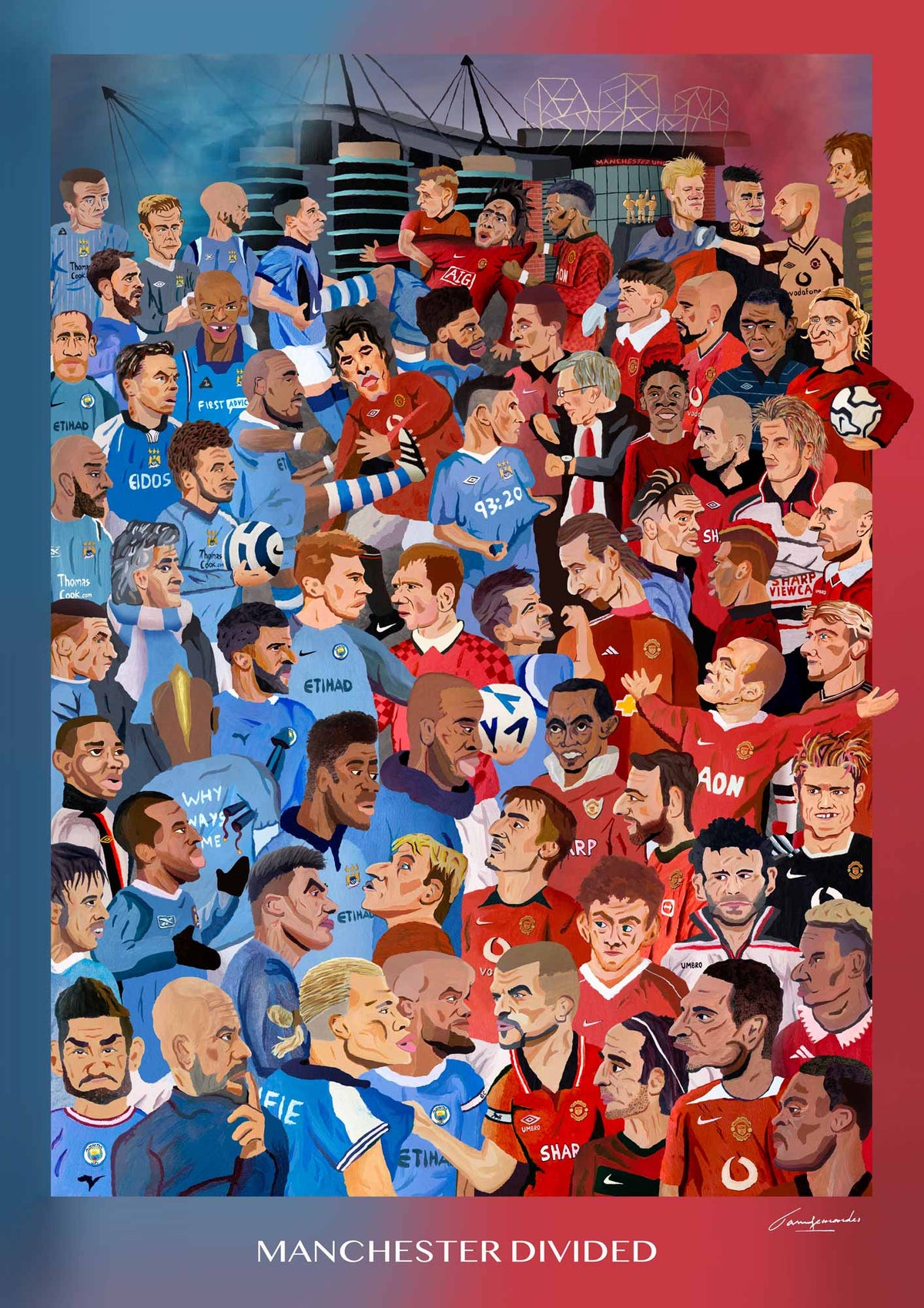 Manchester Divided | Manchester Art Prints
