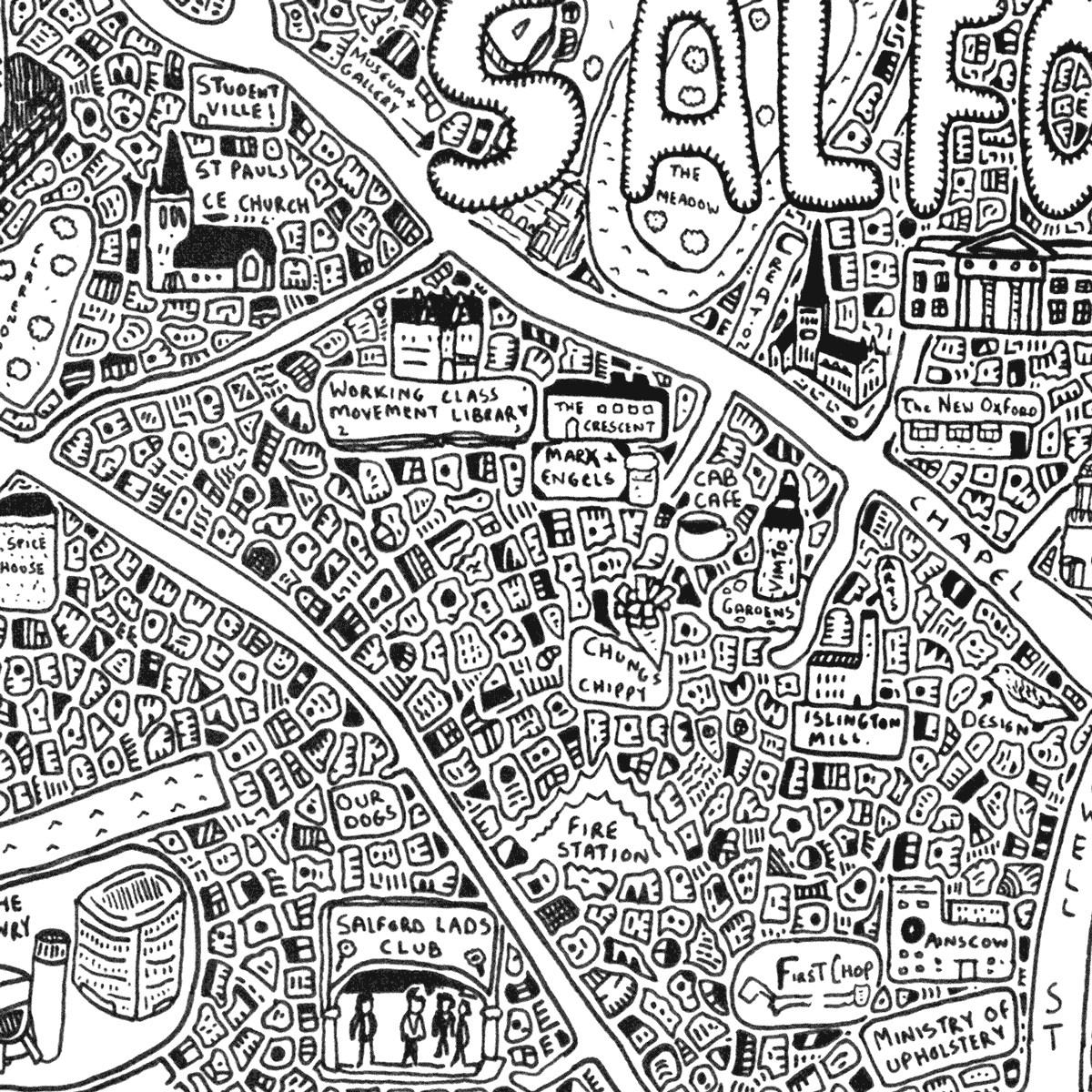 Salford Doodle Map
