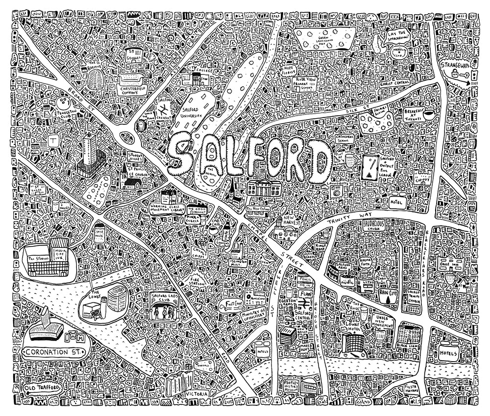 Salford Doodle Map